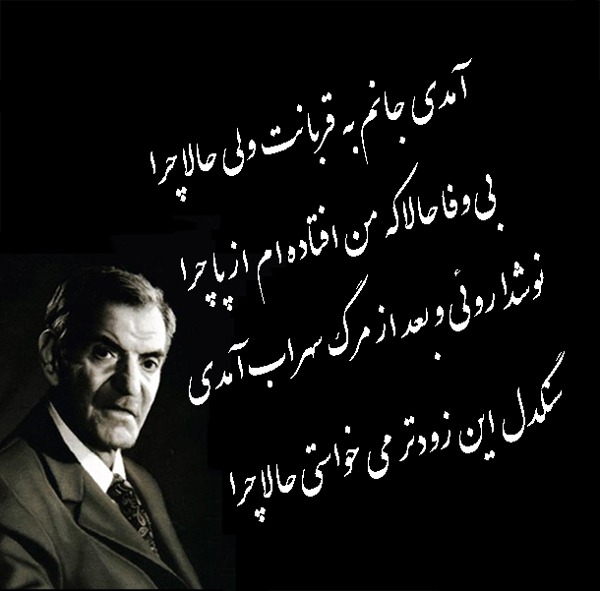 عکس نوشته اشعار شهریار