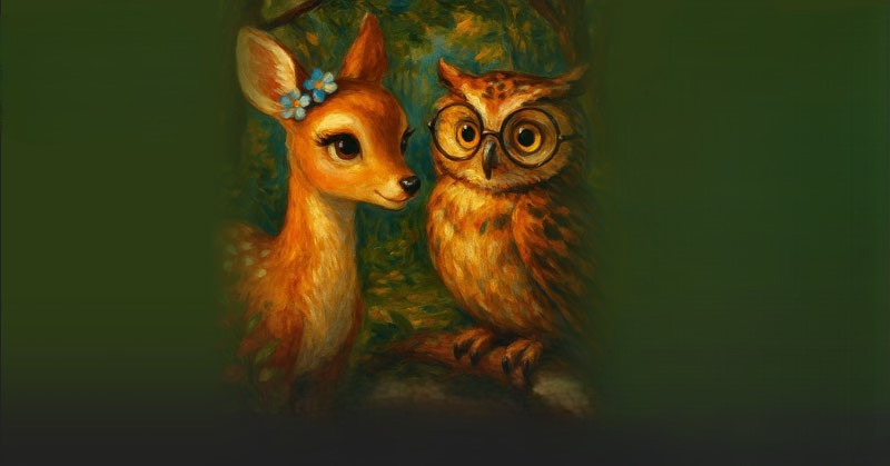 جغد دانا و آرزوی کوچولوی شب