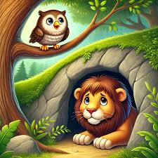 داستان کودکانه شیر خجالتی
